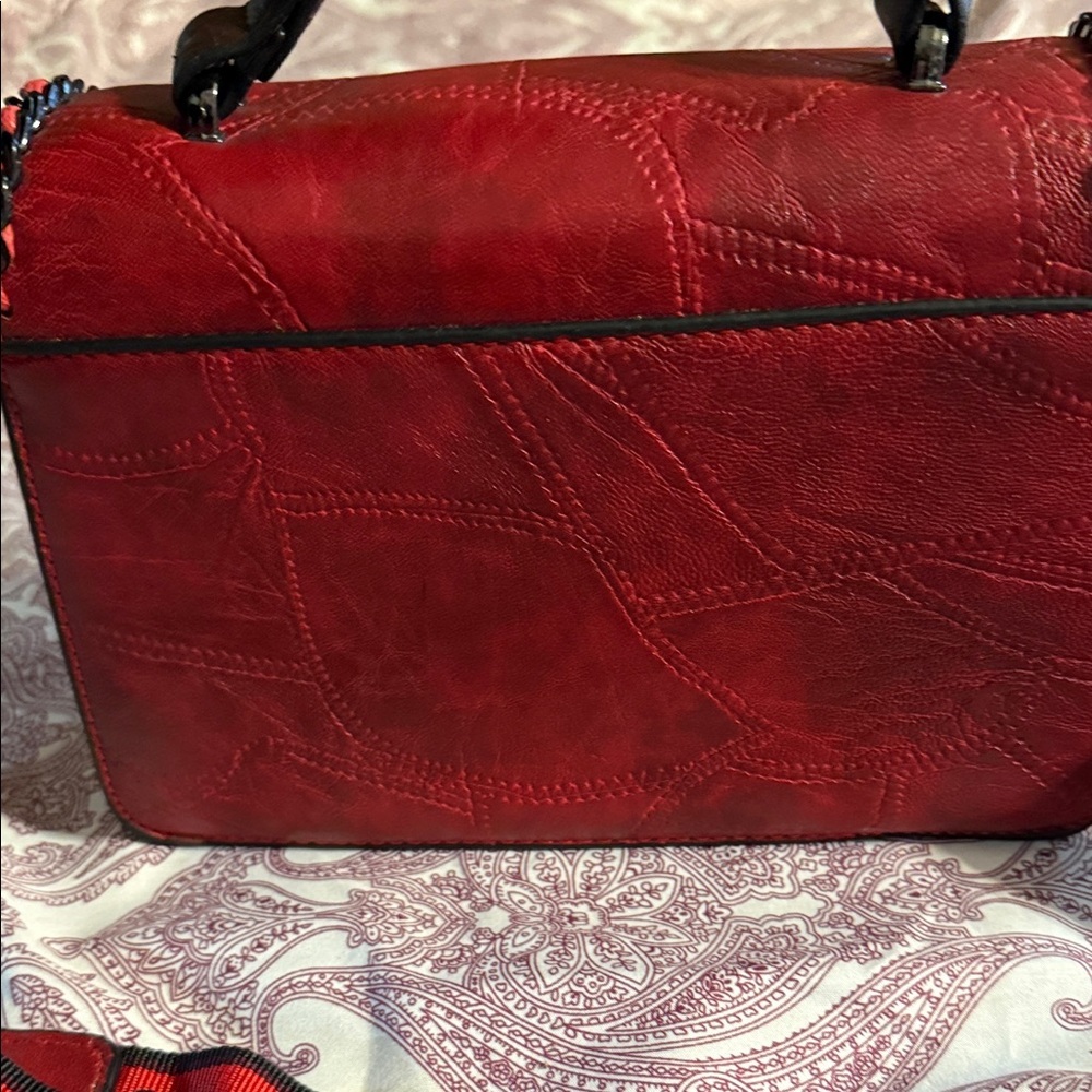 NWOTS Moschino Red Mini Bag with Black Accents​ - Picture 5 of 7
